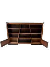 1920s Art Deco Open Bookcase by Paul Bromberg for H. Pander